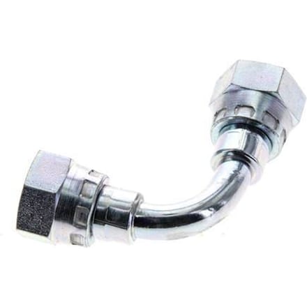 90° L-Koppeling G1/4 '' Binnendraad Hoge Druk Staal 60° Conisch 575bar Hydrauliek