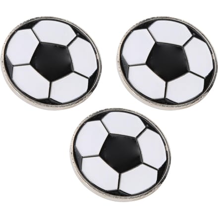3 stuks Draagbare Voetbal Training Wedstrijd Scheidsrechter Flip Munt Voetbal Kies Kant Toss Munt Tool black