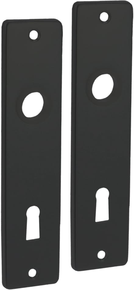 Kortschild Sl56 - Aluminium/zwart - Geëloxeerd - 180x41mm
