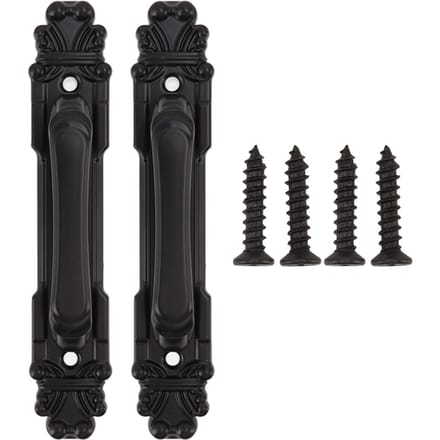 2 stuks Zwarte Heavy Duty Deurklink Eenvoudige Installatie Modieuze Deurklink 165mm 6.5in Lengte