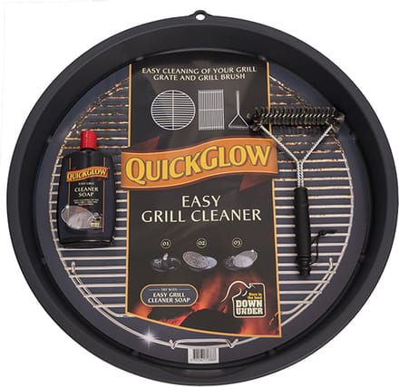 QuickGlow BBQ schoonmaakset 1-XL: Easy Grill Cleaner + Brush + Soap (roosters tm 59 cm)