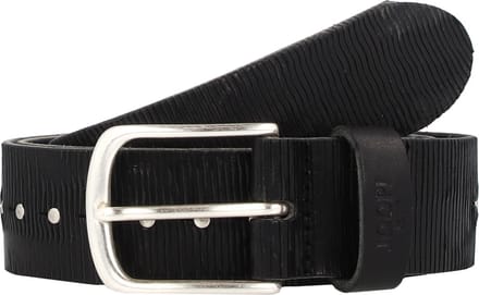 Joop! Jeans Haka Riem Leer - Jongens - 100 cm - black
