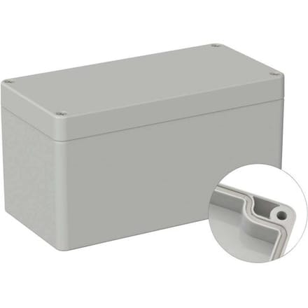 TRU COMPONENTS TC-9065664 Industriële behuizing 160 x 80 x 85 ABS Grijs-wit (RAL 7035) 1 stuk(s)