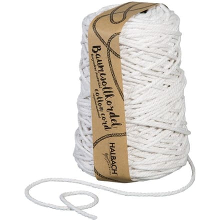 Katoenen koord "5 mm" - Wit