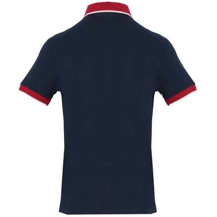 North Sails marineblauwe polo met contrasterende kraag