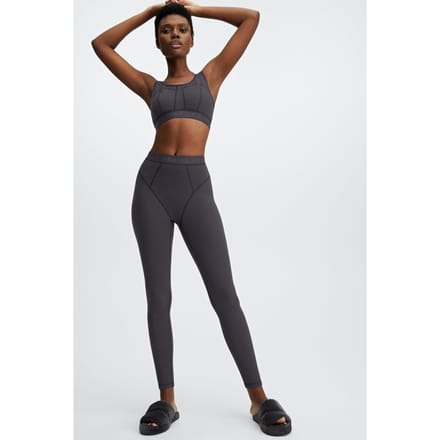 Fabletics  Waffle Legging Pewter/pewter Logo Taglia: M REG | Leggings Outlet | Donna