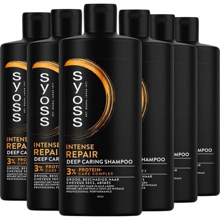 Syoss herstellende shampoo, 440 ml x 6
