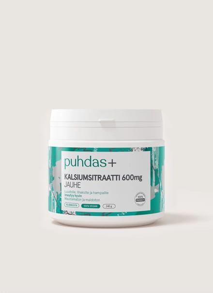 Calcium 600 mg - Calcium Citraat-Puhdas Plus