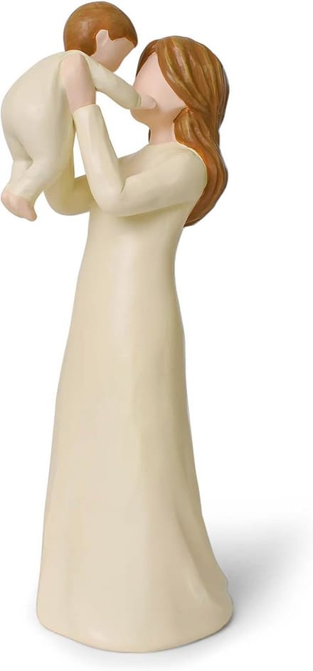Handgeschilderde figuren en cadeaus voor nieuwe moeders, herinneringen aan bijzondere momenten, perfect als kraamcadeau, verjaardagscadeau of Moederdaggeschenk