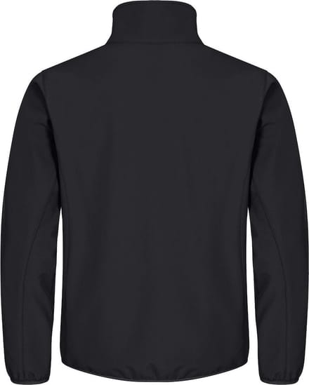 Clique Softshell jas Classic - Zwart - Maat XS
