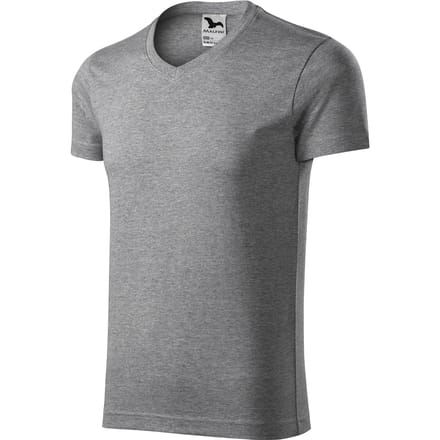 T-shirt met V-hals Malfini Slim 146