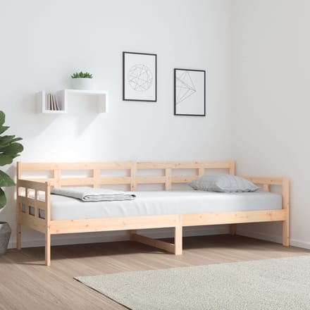 vidaXL - Slaapbank - massief - grenenhout - 80x200 - cm