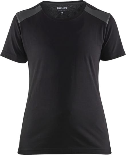 Blaklader Dames T-shirt 3479-1042 - Zwart/Donkergrijs - L