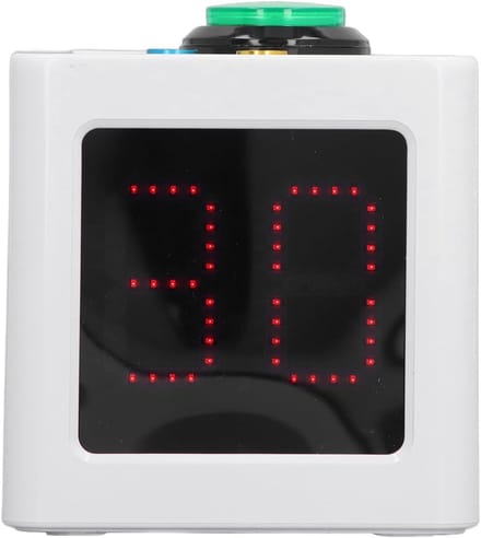 Poker Timer - Countdown Klok - Spel Spelen - Instelbare Helderheid - 1.4 inch Display - Zwart