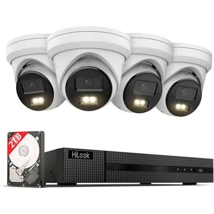 HiLook IK28P-480T IP-Netwerk-videorecorderset LAN, Kabelgebonden, Digitaal, Patchkabel