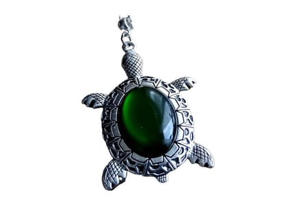 2 Love it Schildpad Green - Ketting - 46 cm lang