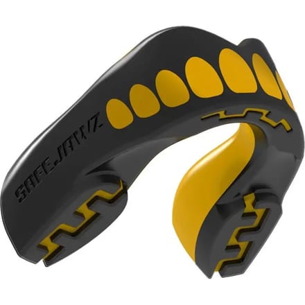 Safejawz Gebitsbeschermer Extro-Series Goldie Zwart/Goud Senior