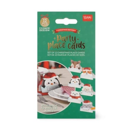 Legami - Plaats kaartjes - 12 stuks - Kerst editie