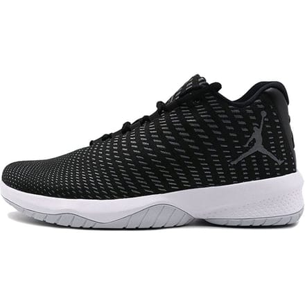 Jordan B. Fly Ronde Neus Comfortabele Stof Schokabsorberend Antislip Slijtvast Laag Uitgesneden Basketbalschoenen Heren sneaker Zwart 910209-011 42.5 black