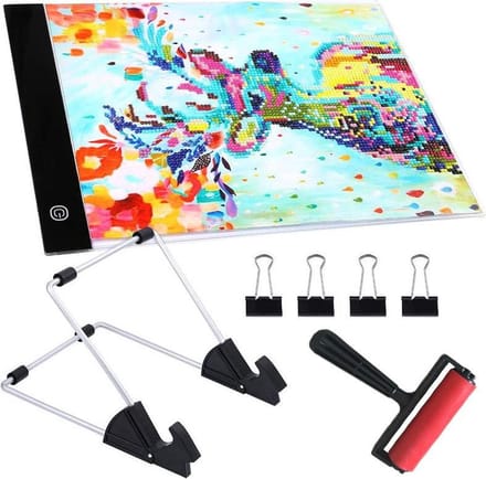 Diamond Painting "JobaStores®" A4 Lightpad Dimbaar Pro
