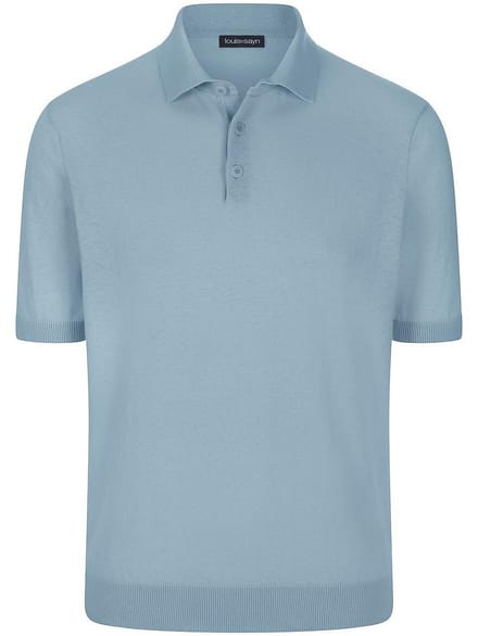 Gebreide polo Van Louis Sayn blauw