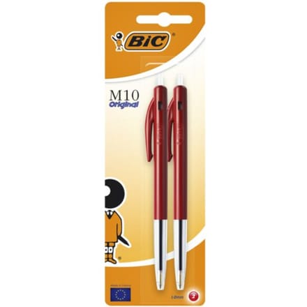 Balpen bic m10 medium rood bister