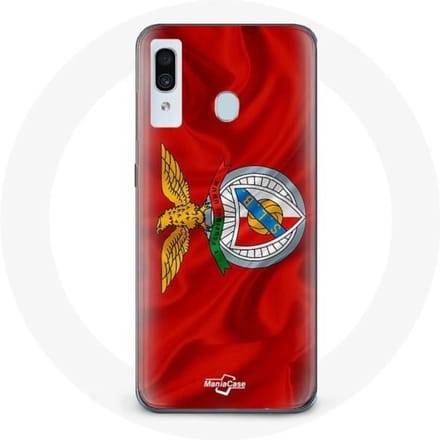 Coque - Maniacase - Samsung Galaxy A30 - Souple - Protection - Motif Benfica noir