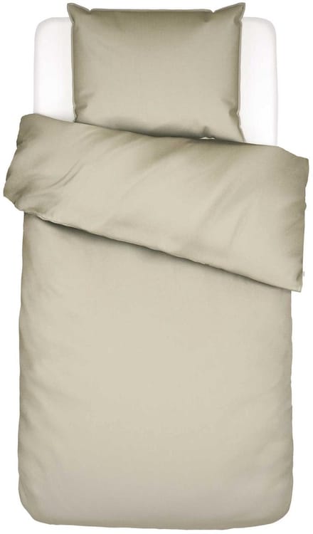 Essenza Minte Dekbedovertrek Oatmeal - Eenpersoons – 140x200/220 cm