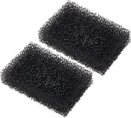 Schmink spons - 2x - Stoppelbaard Spons - zwart - Stoppelspons
