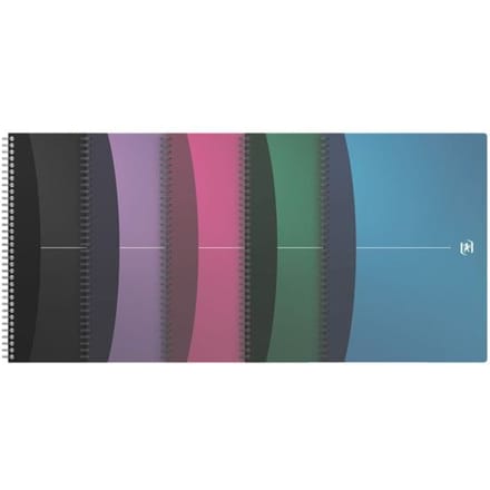 Oxford Office Urban Mix A4 Polypropylene Twin-wire Notebook Ruled 90 Pages Assorted Colours SCRIBZEE® Compatible