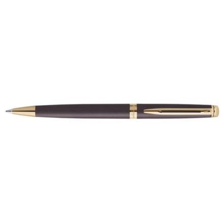 Waterman Hémisphère Ballpoint Pen | Lava Black (The Understated Edit Collection) | Medium Point with Blue Ink | Gift Box