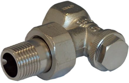OVENTROP Retourfitting Combi 3 hoek DN 20, R 3/4 x Rp 3/4, PN 10, messing, vernikkeld, 1090363