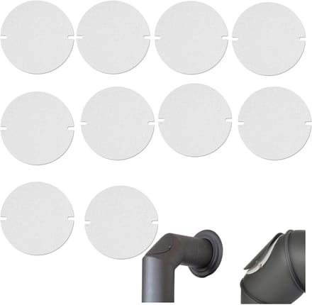 Hittebestendige platte afdichting voor kachelbuiskleppen - 10 stuks - 155 x 2 mm