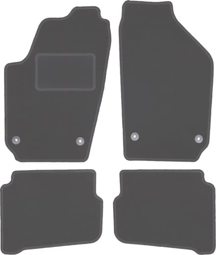 Grafiet automatten voor: Volkswagen Fox hatchback (2005-2011)