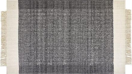 ATLANTI - Modern vloerkleed - Gebroken wit - 140 x 200 cm - Wol