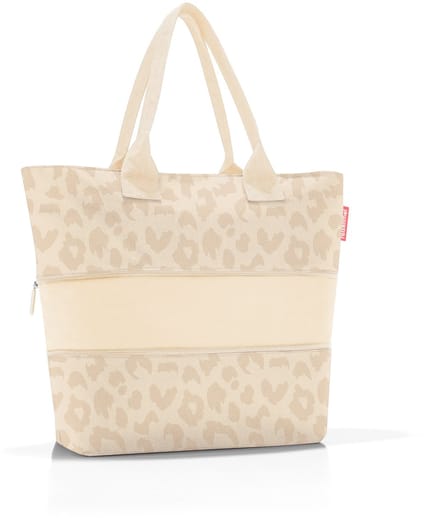 Reisenthel Shopper E1 Shopper Schoudertas - 12L - Leo Vanilla Beige
