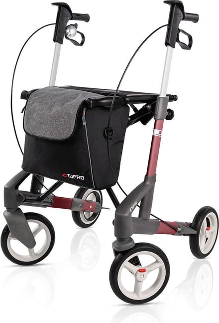 Topro Troja 5G Rollator Maat M Rood