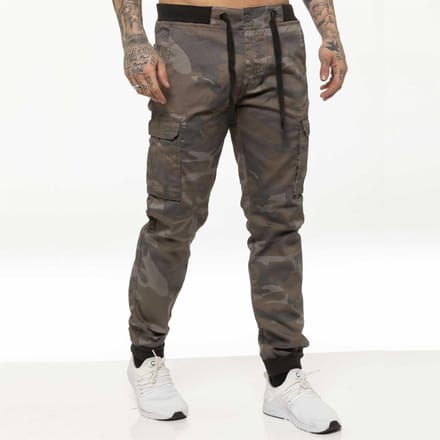 Heren Military Combat Jogger Broek| Enzo Designer Menswear