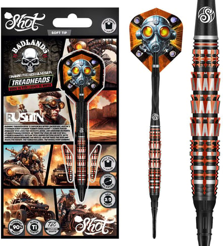 Shot Badlands Rustin 90% - Soft Tip Darts