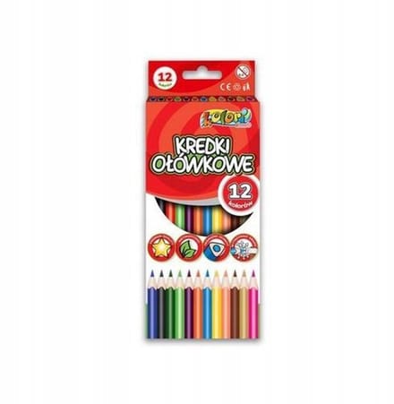 Penmate Kolori Driekantige Kleurpotloden 12 Stuks 48 Kleuren