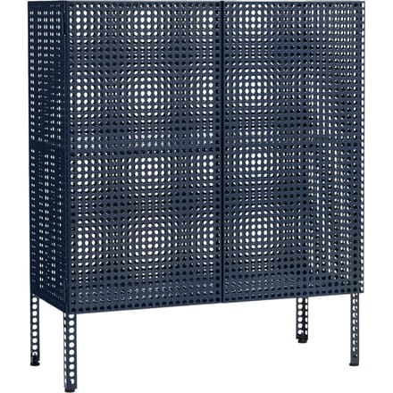 HAY Geperforeerd kabinet - HAYPerforatedCabinetSteelBlue - medium