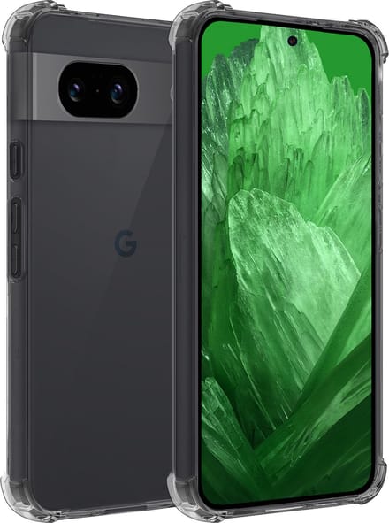 Hoesje Geschikt voor Google Pixel 8a - Sterk & Shockproof - Siliconen Case - Back Cover - Telefoon Hoes Shock Proof - Transparant