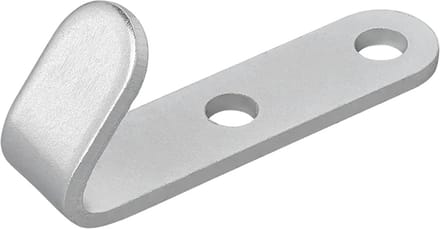 ProPlus Schroefbare metalen haak - veelzijdig en duurzaam - 52 x 13 x 2 mm