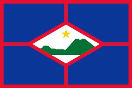 Vlag Sint Eustatius 30x45 cm