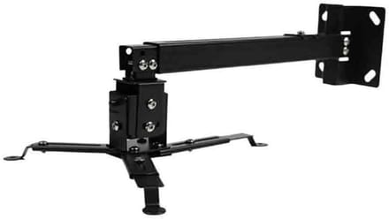 Projector Plafondbeugel - Projectorhouder Muur - Thuisbioscoop Inrichten - Verstelbare Lengte - 43-65 cm - Zwart
