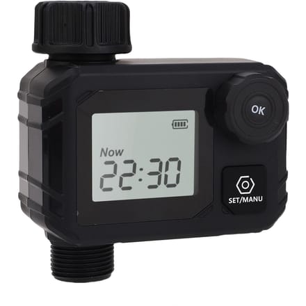 Sproeier Timer IP55 Regenbestendig Vertraagd Handmatig Automatisch Besproeiingssysteem Programmeerbare Irrigatie gray