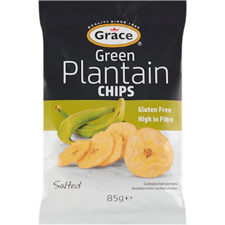 Green plantain chips