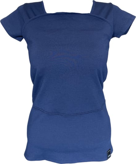 Womboo Buidelshirt - Vrouw - Maat XL - Donkerblauw
