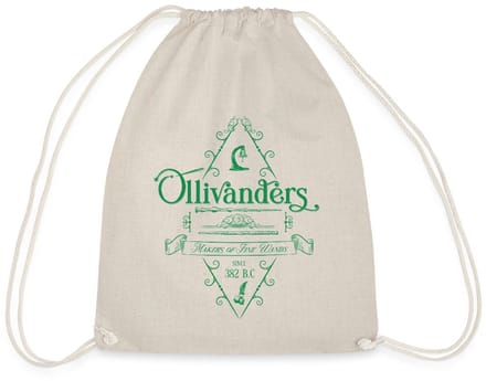 Harry Potter Olivanders Winkel Groen Logo Gymtas
