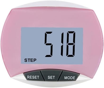 Stappenteller - Activiteitstracker - Dagelijkse Beweging - 3D Tri-Axis Sensor - 6.4 cm - Roze